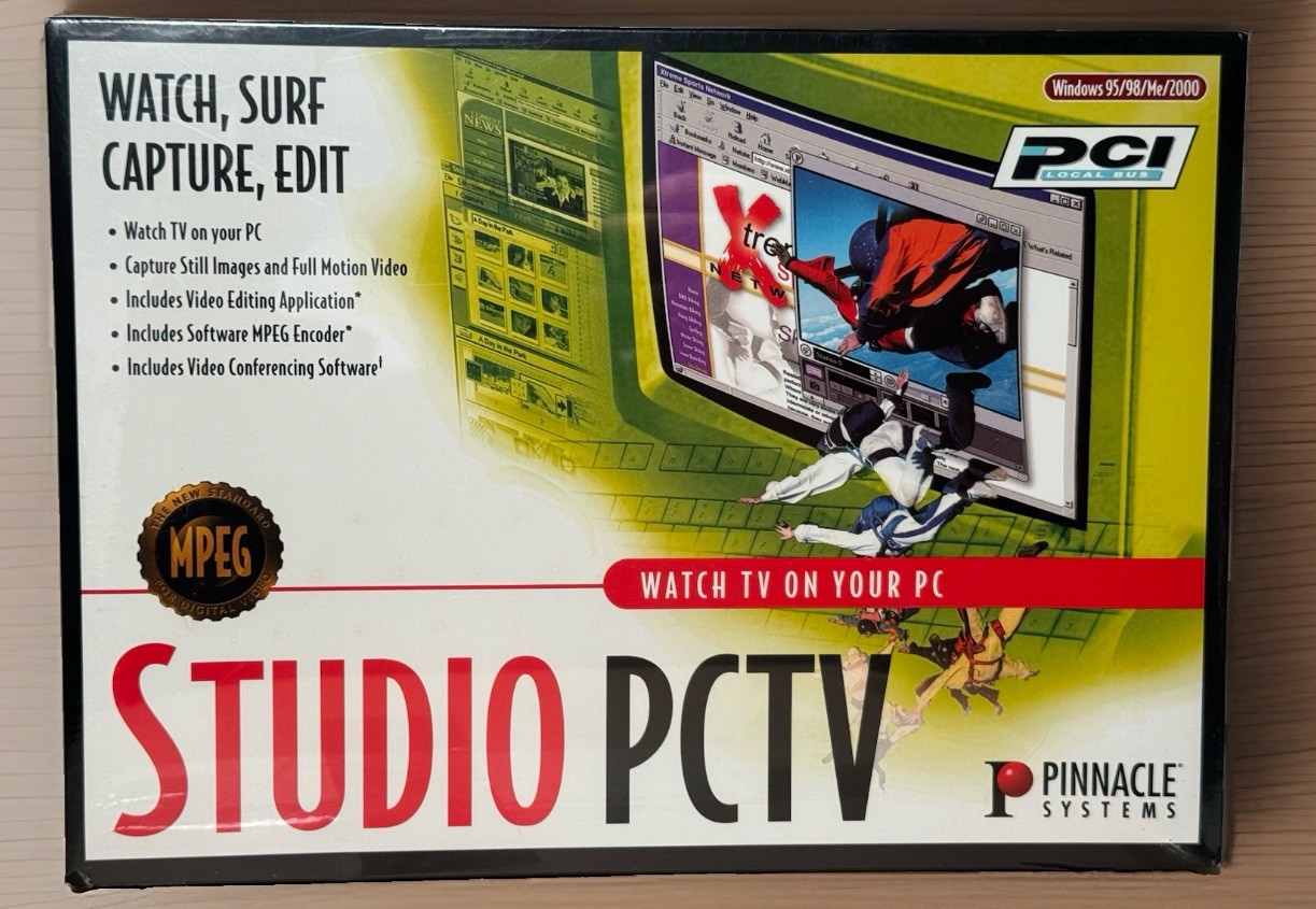 Pinnacle Systems Studio PCTV PRO PCI Windows 95/98/Me/2000