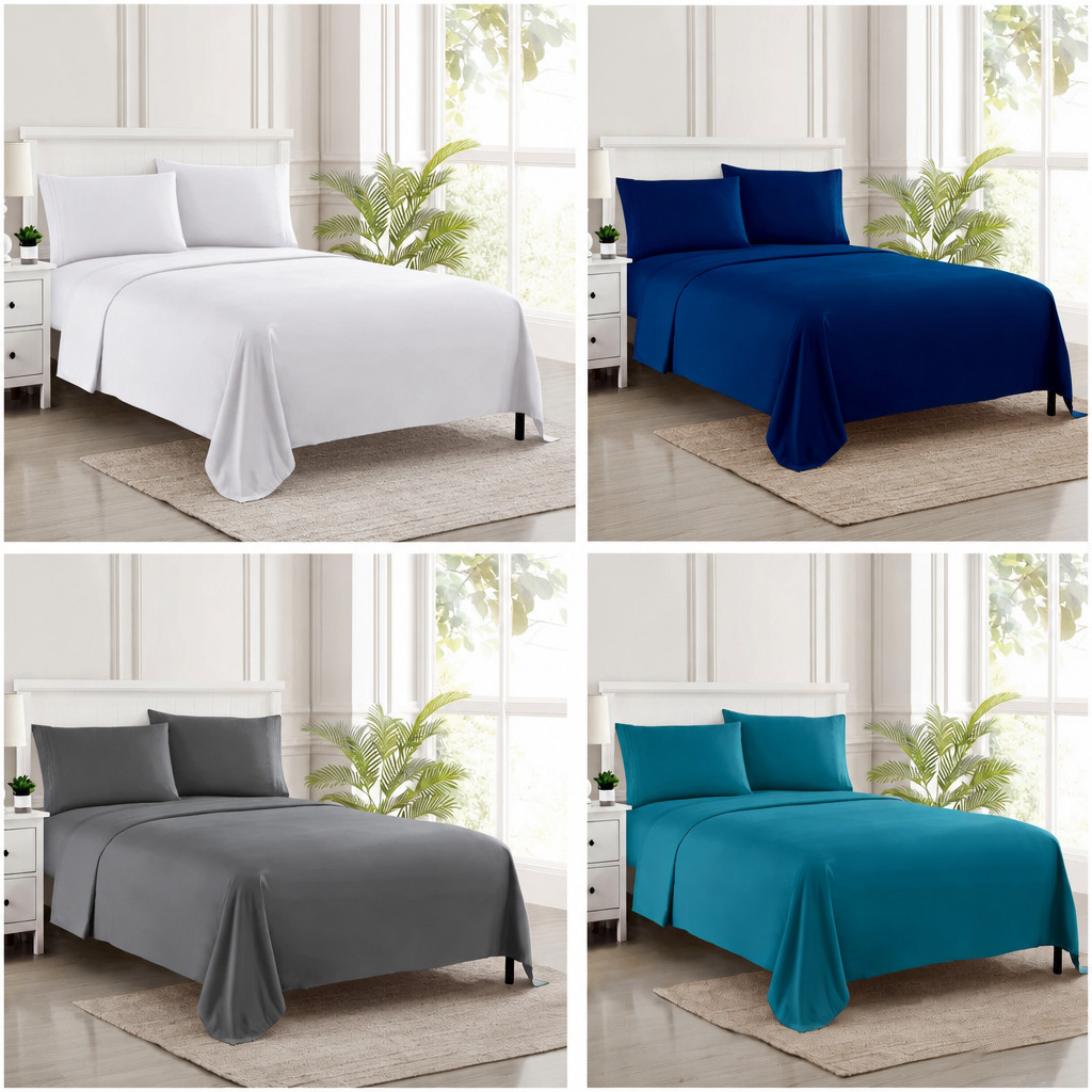 BRANDX64 1FLAT SHEET ONLY Best Collection Microfiber Single Top Sheet Best Sheet