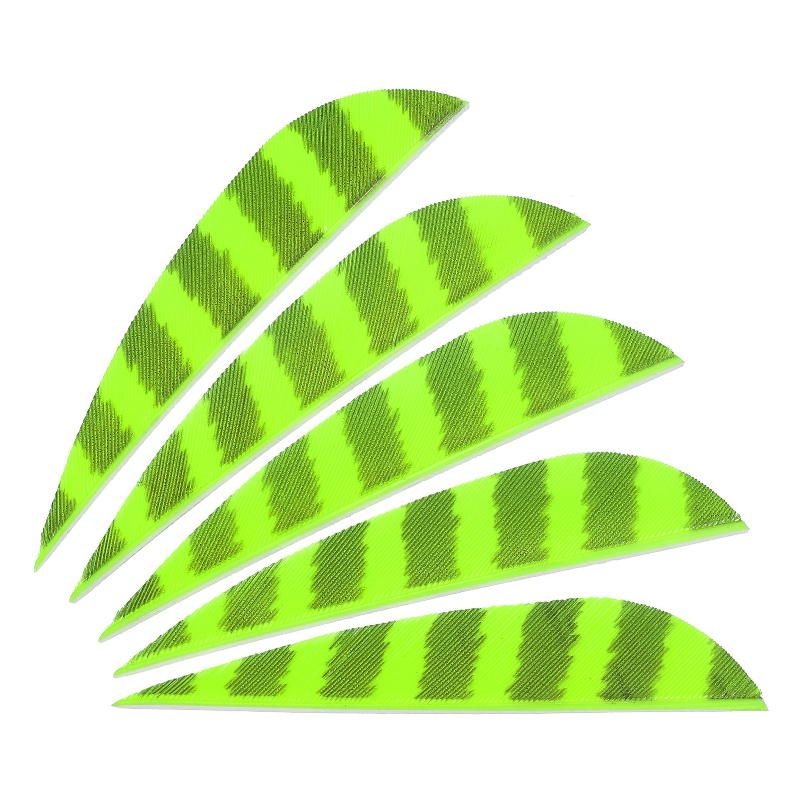 Arrows Vanes 20 Pack 3 Inch Arrow Feather Right Wing, Fluorescent Green