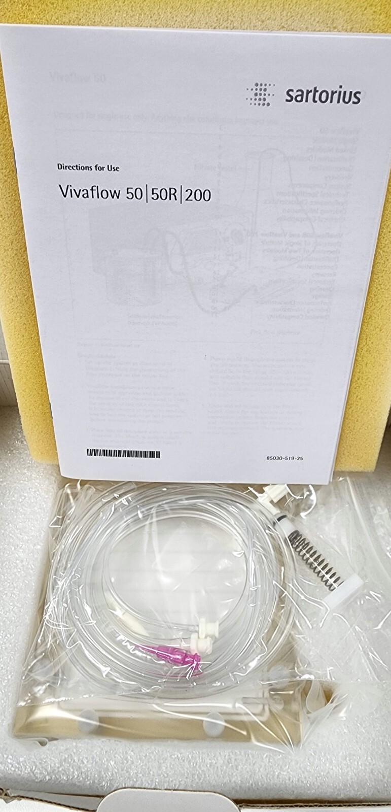 Sartorius Vivaflow 200 TFF Cassette, 30,000  MWCO PES 30 kDa,   VF20P2