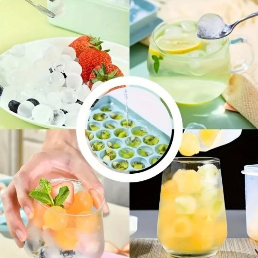 104 Holes Ball Maker Ice Cube Trays Round Mini Ice Cube Mold Ice Cube Trays DIY