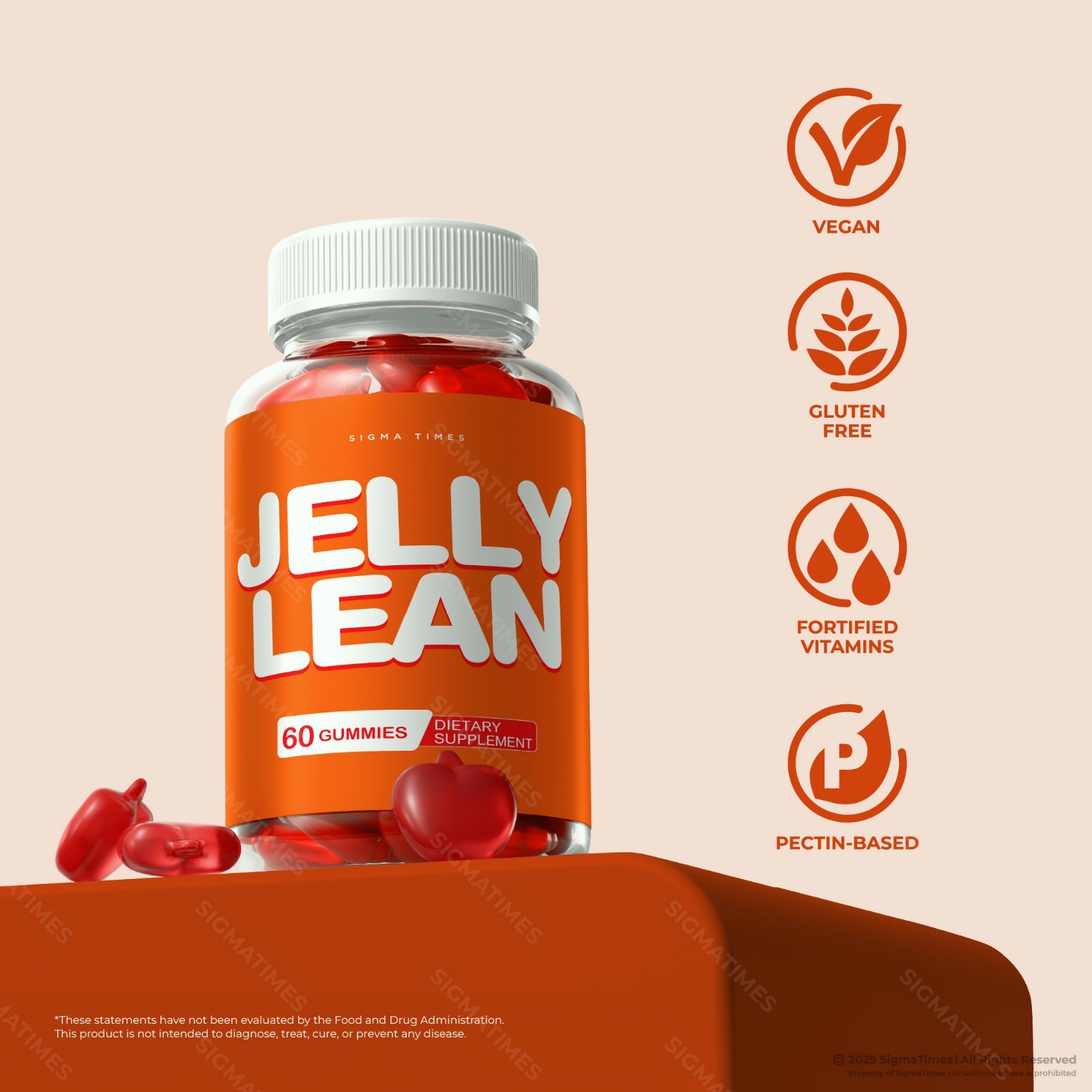 Jelly Lean Gummies – Weight Loss & Metabolism Support Supplement 60ct