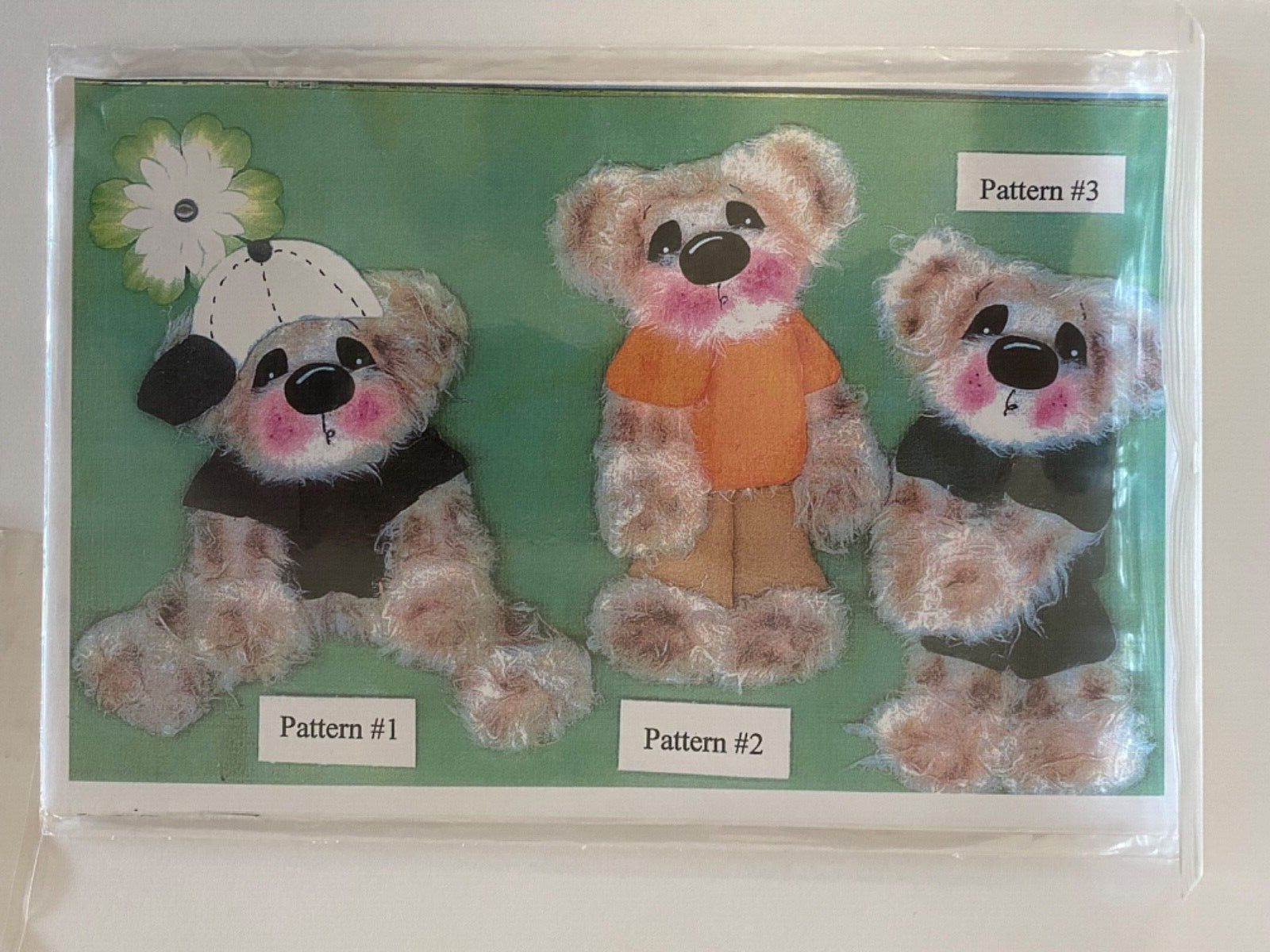 Little Torn Creations Paper Crafts Patterns - Bear Bunny Monkey Tiger Kitty Chic
