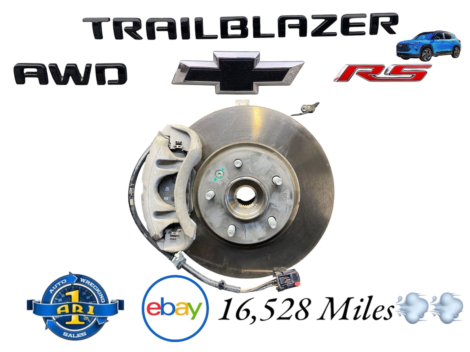 Chevy Trailblazer RS AWD 1.3L Front LH Driver Spindle Knuckle 2024