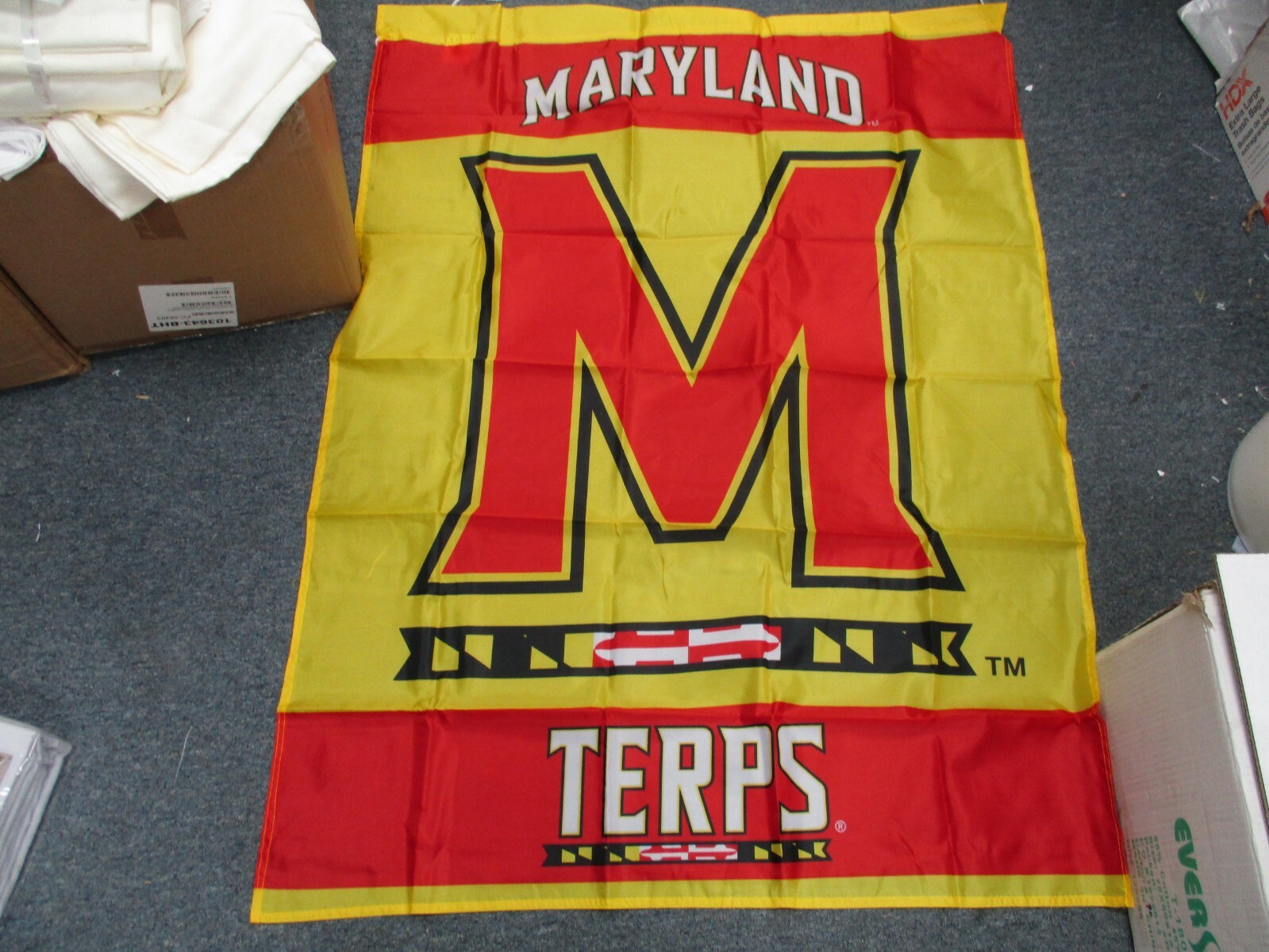 MARYLAND TERRAPINS 36"X 47" BANNER FLAG BRAND NEW WINCRAFT BEST PRICE ANYWHERE