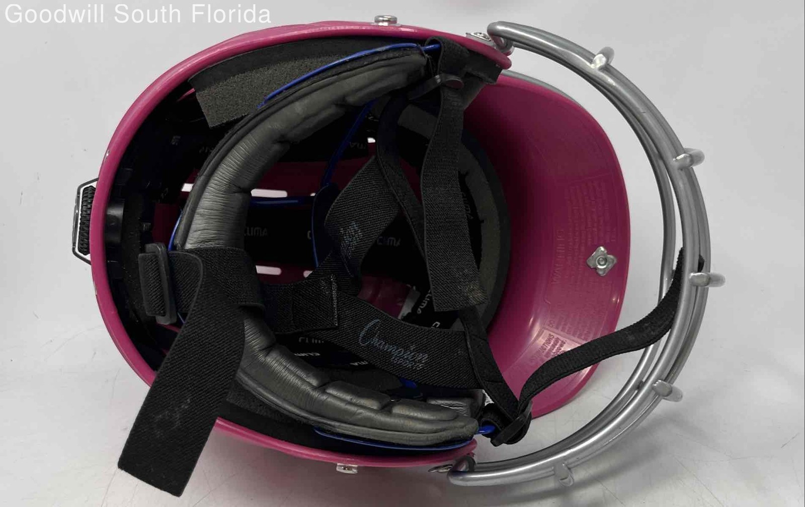 Adidas Womens Pink With Face Guard Baseball Helmet w/ Carry Case
