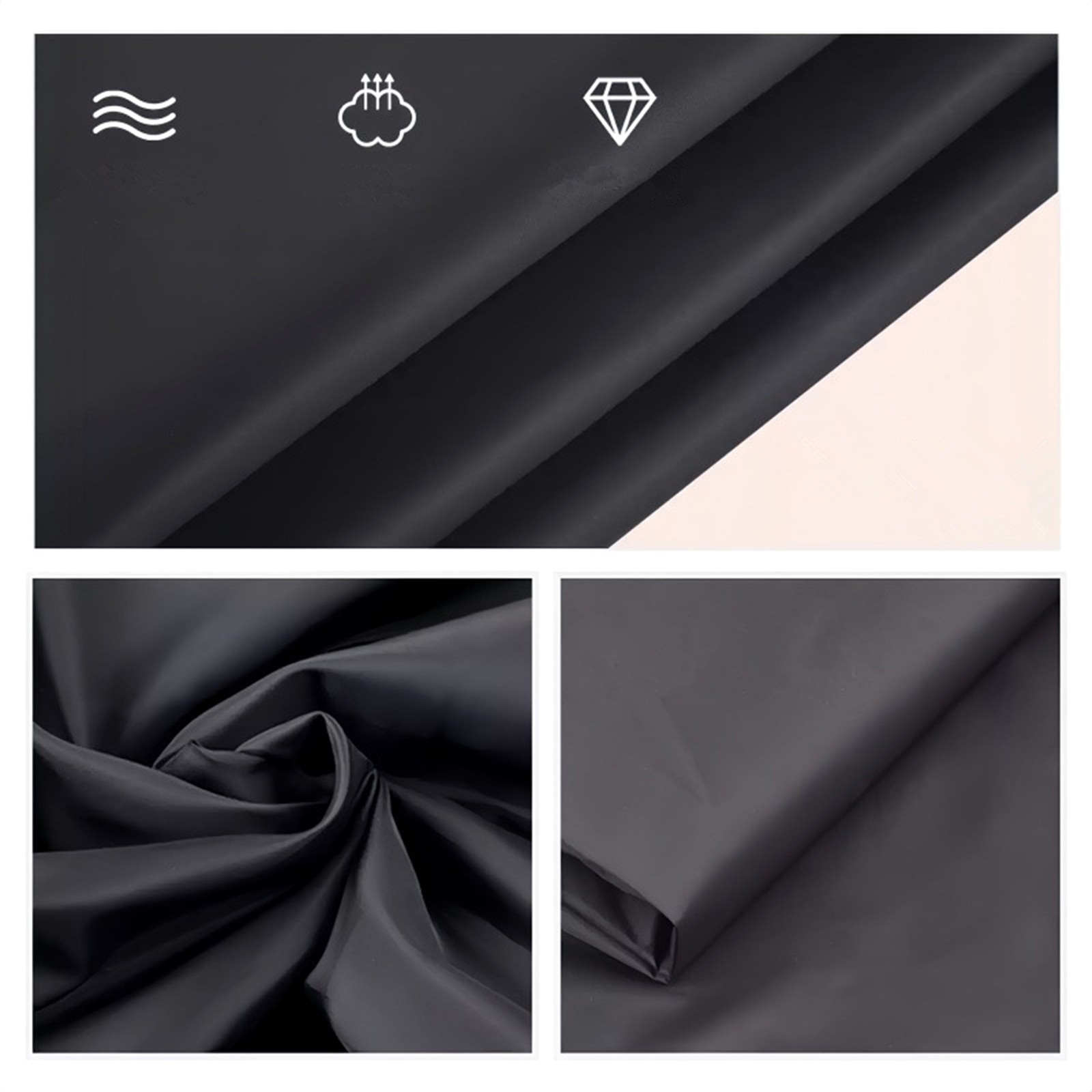 55x58cm Lightproof Darkroom Bag for Bulk Film Loading & Developing Tank Storage