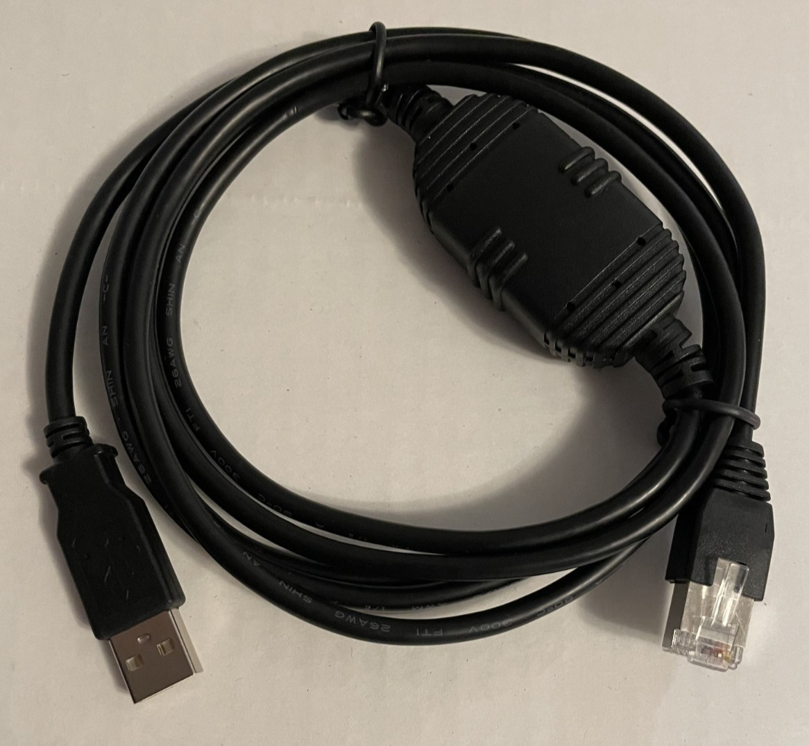 VeriFone 24805-02-R  REV A Cable USB-A to RS-232