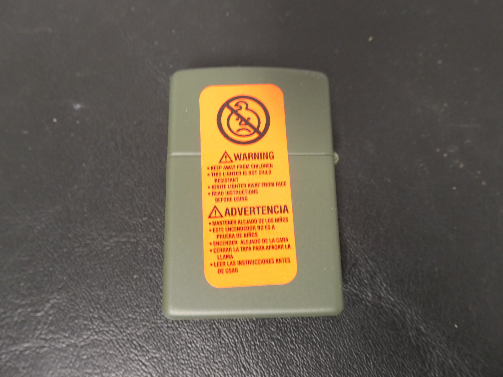 Humvee We Support Our Troops Green Camo Zippo NOS