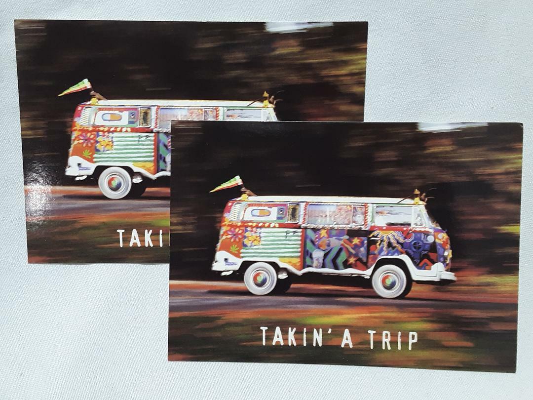 VW VOLKSWAGEN POSTCARD LOT OF 12.......2 OF EACH CAPTION SENT