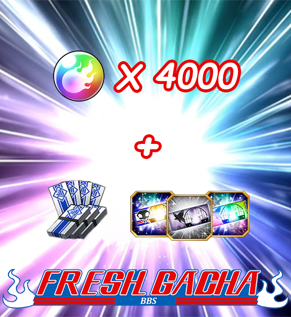 Bleach Brave Souls BBS Starter 4000 Orbs
