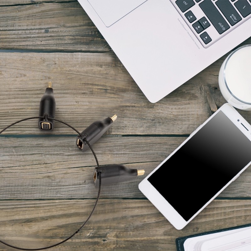 USB C Video Connection Adapter, 4K60Hz Video Adapter Fast Efficient Professional