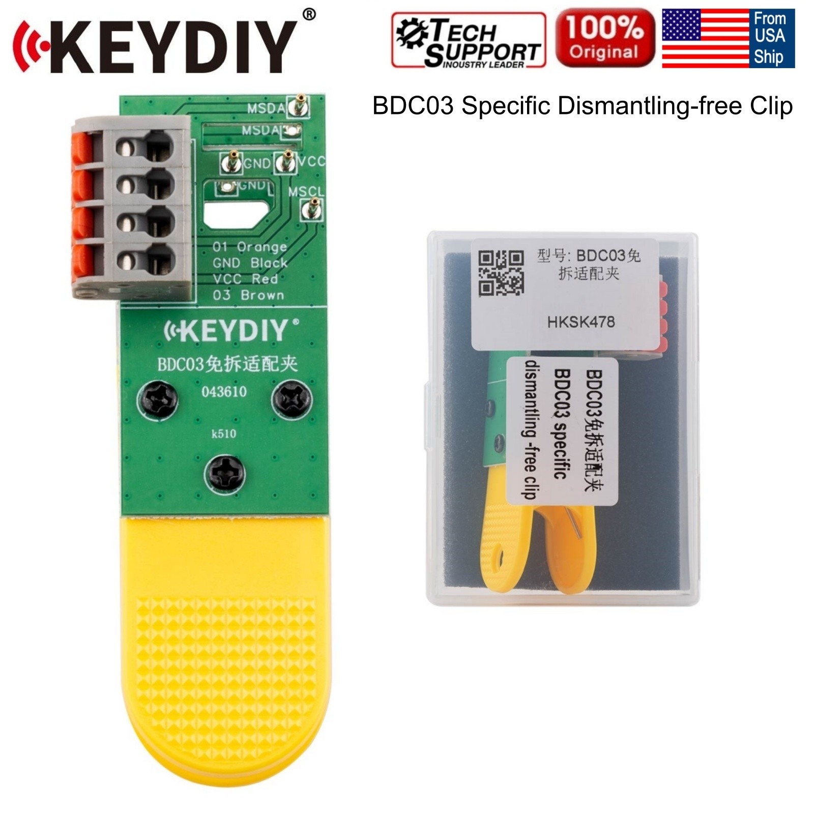 KEYDIY for BMW BDC03 Specific Dismantling-free Clip Work for  KD-X4