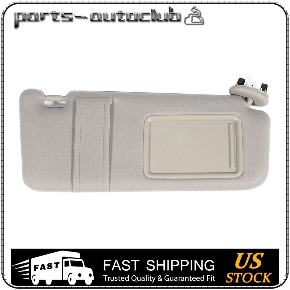 Right Passenger Sun Visor Tan/Beige for 07-11 Toyota Camry With Vanity Light US