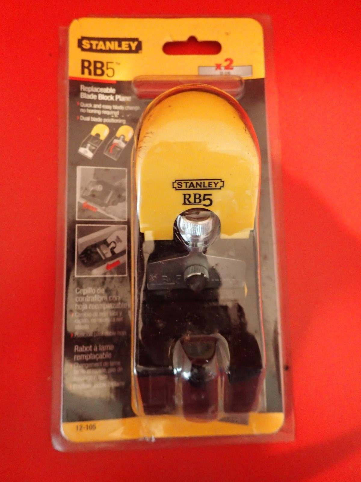 Stanley RB5 Replaceable Blade Block Plane NEW