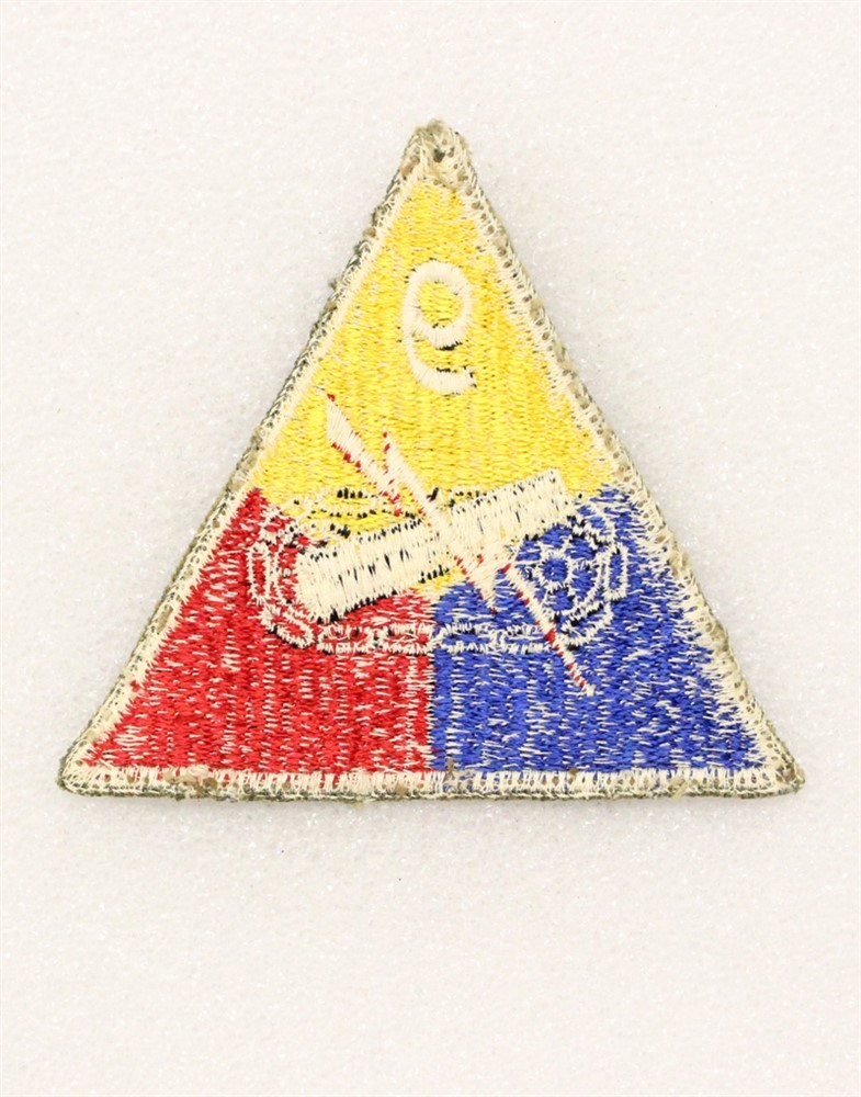 Army patch 6850: - 9th Armored Division - WWII original
