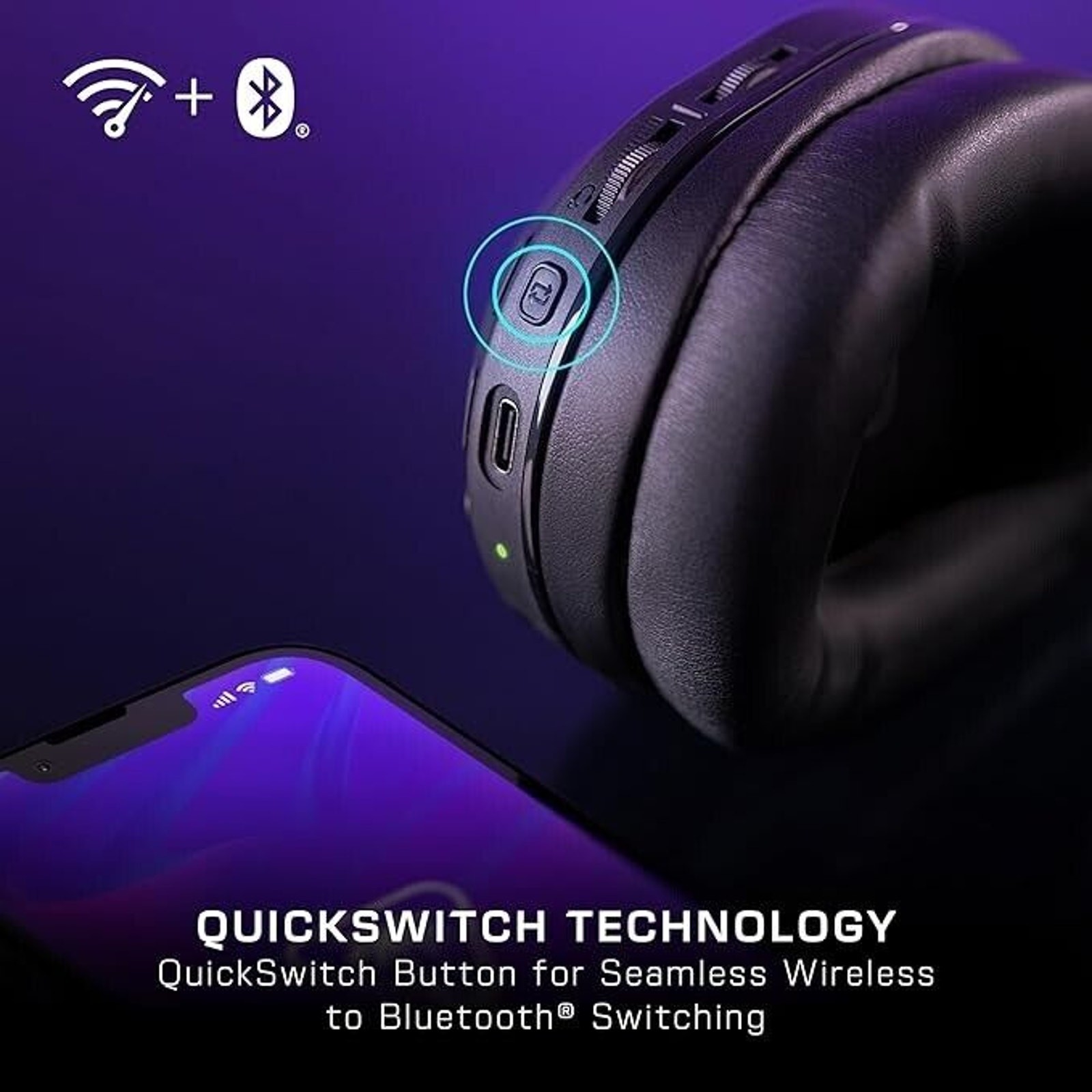 Turtle Beach Stealth 500 Wireless Gaming Headset BT 5.2 Memory Foam Quick Charge