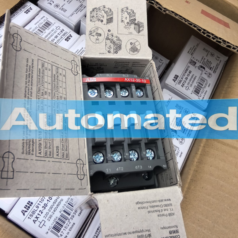 AX12-30-10-80 1PCS NEW ABB Ac contactor AX12-30-10-80
