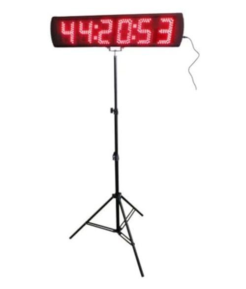 Red Color Portable 5 Inch LED Race Timing Clock for Running Events LED