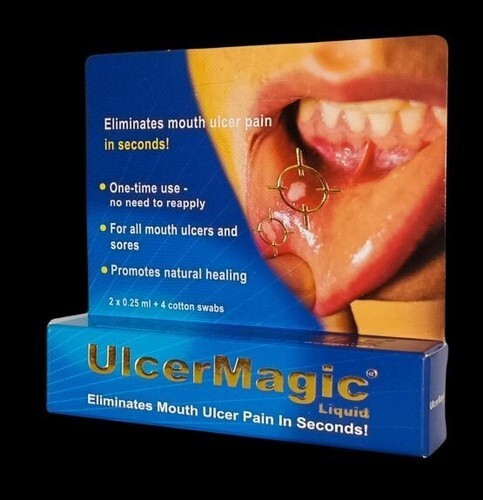 ULCERMAGIC Advanced Treatment for Mouth Ulcers and Canker Sores 2*0.25ml solutio