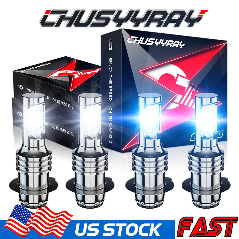 FIT Honda TRX 400X 2009-2014 H6 Hyper 6000K + 8000K Headlight Bulbs Light 4pc