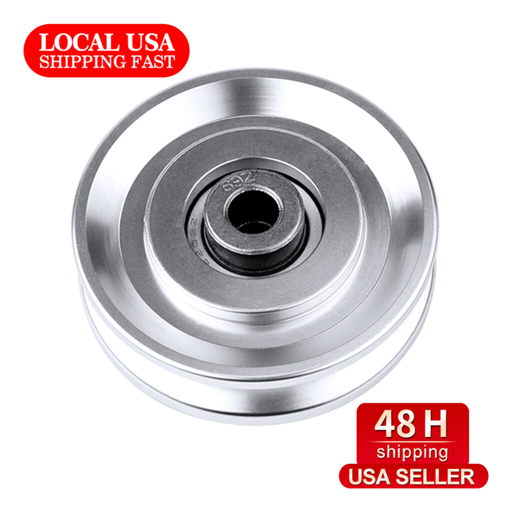 US STOCK Aluminum Alloy Pulley Bearing  Wheel Gym Fitness Training Equipment