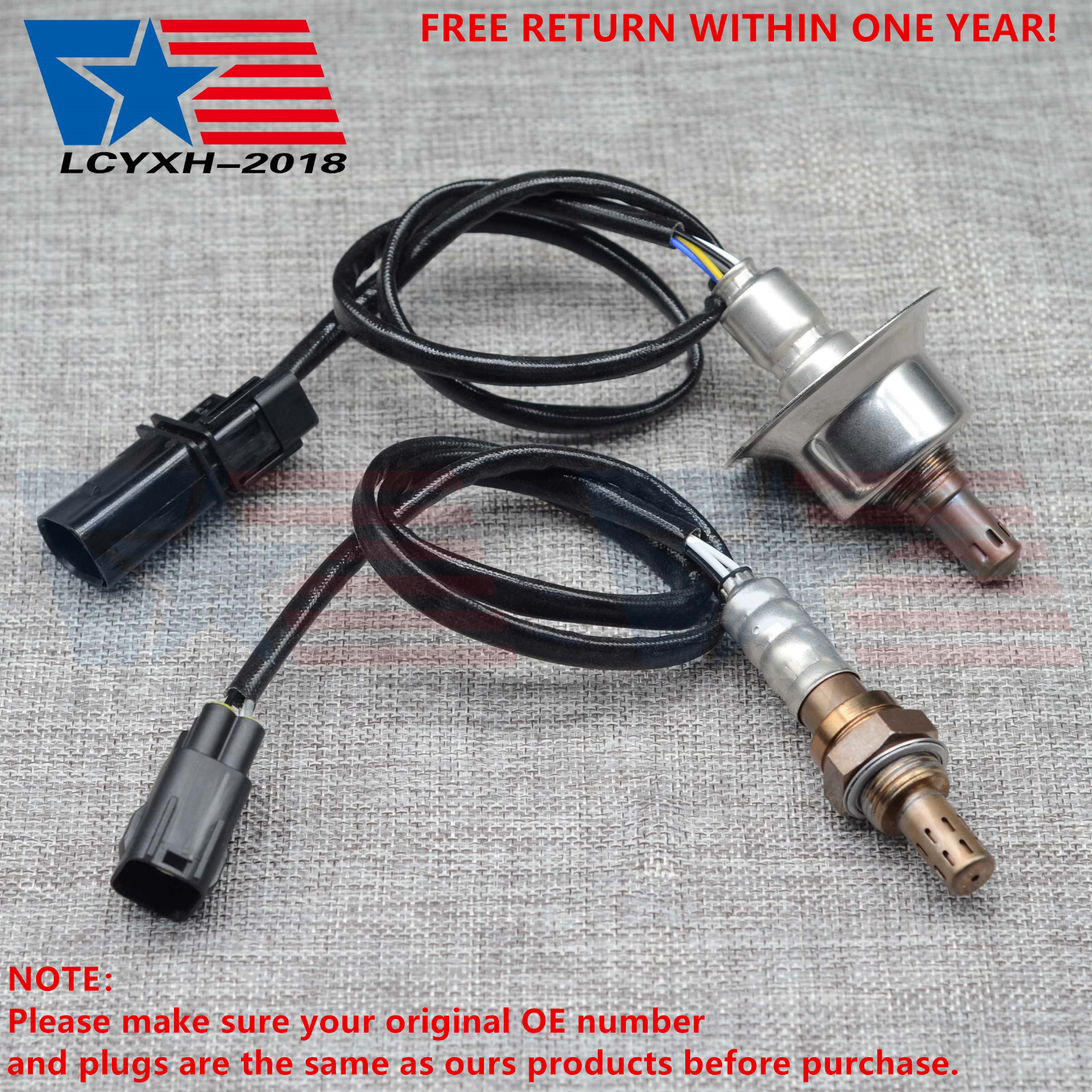 2Pcs Upstream+Downstream Oxygen O2 Sensor For 2009-2015 Hyundai Sonata 2.4L US