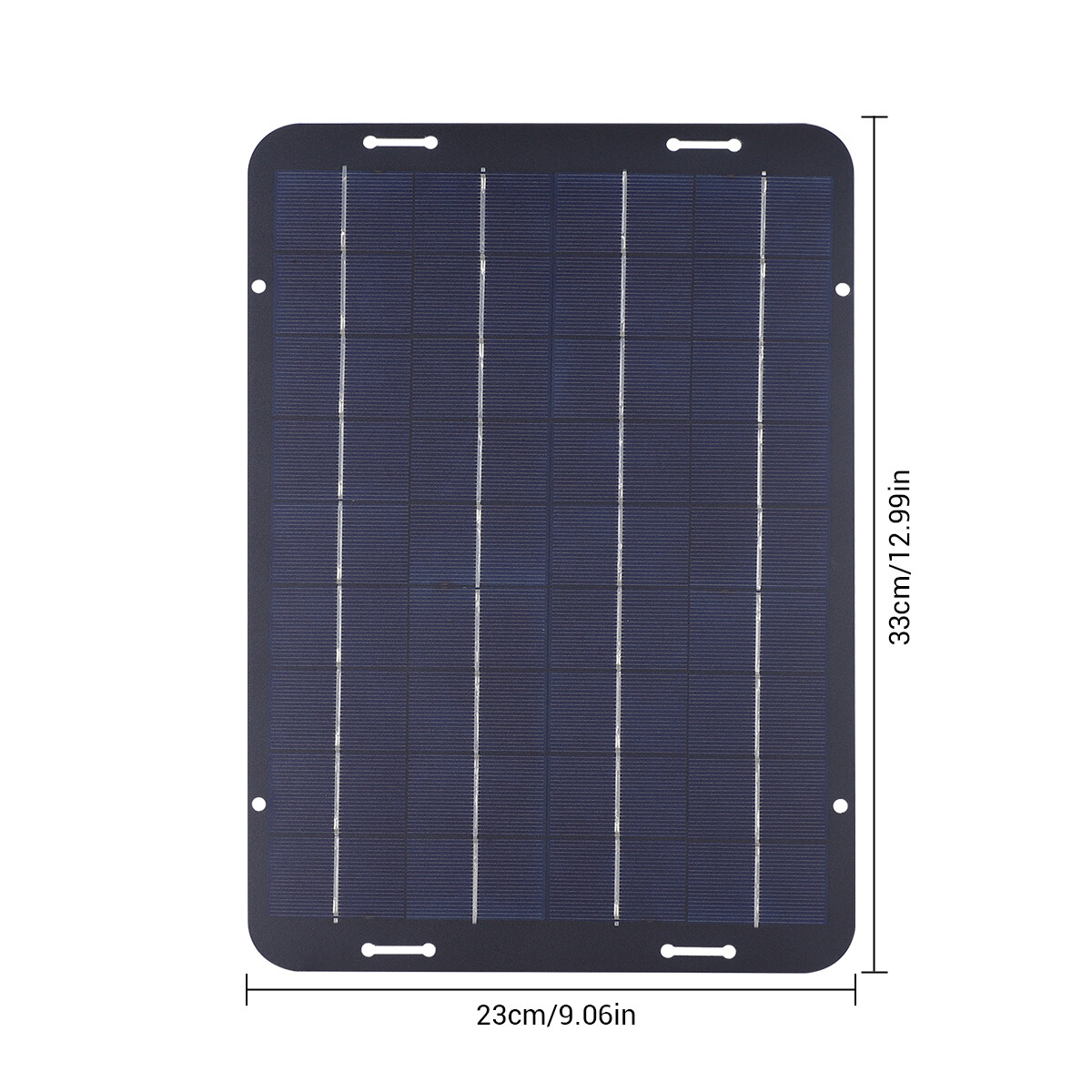 1-10 Pack 60W Solar Panel 18V Polycrystalline Silicon Solar USB Charging Panel