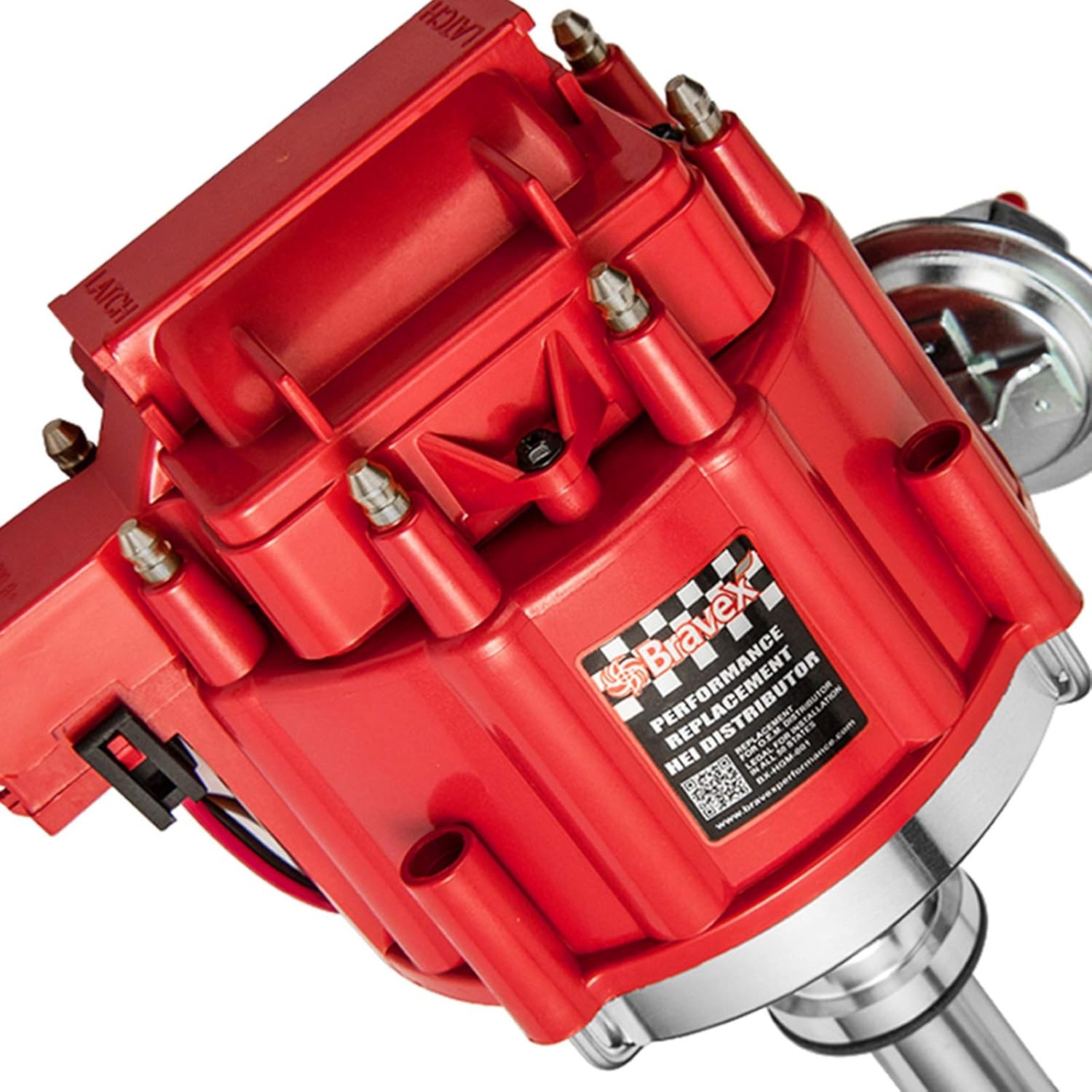 STEINBRÜCKE High Performance Red Cap HEI Distributor for Chevy gm SBC 283...