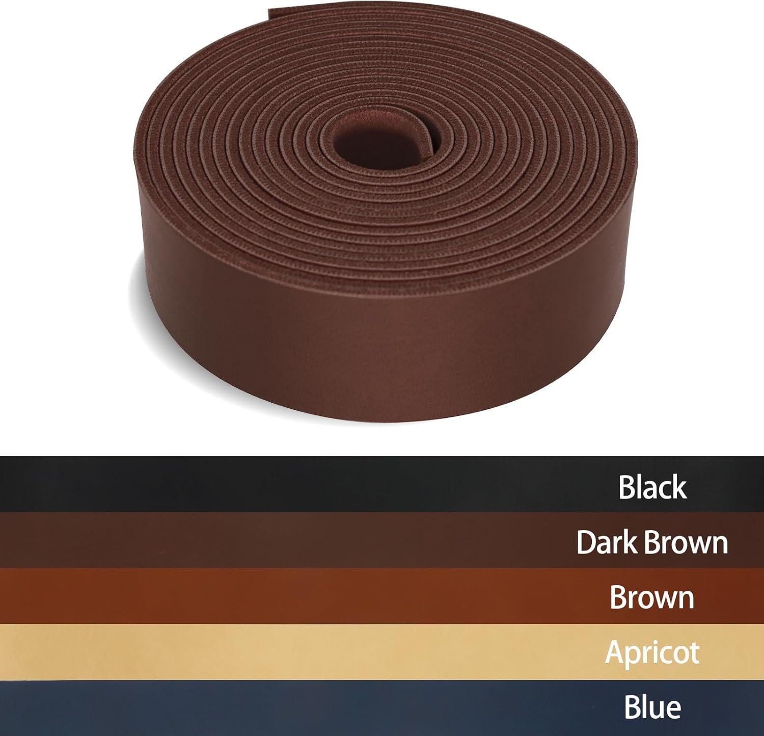 Faux Leather Strap 1 Inch Wide 90 Inches Long Leather Strip, Soft Leather for DI