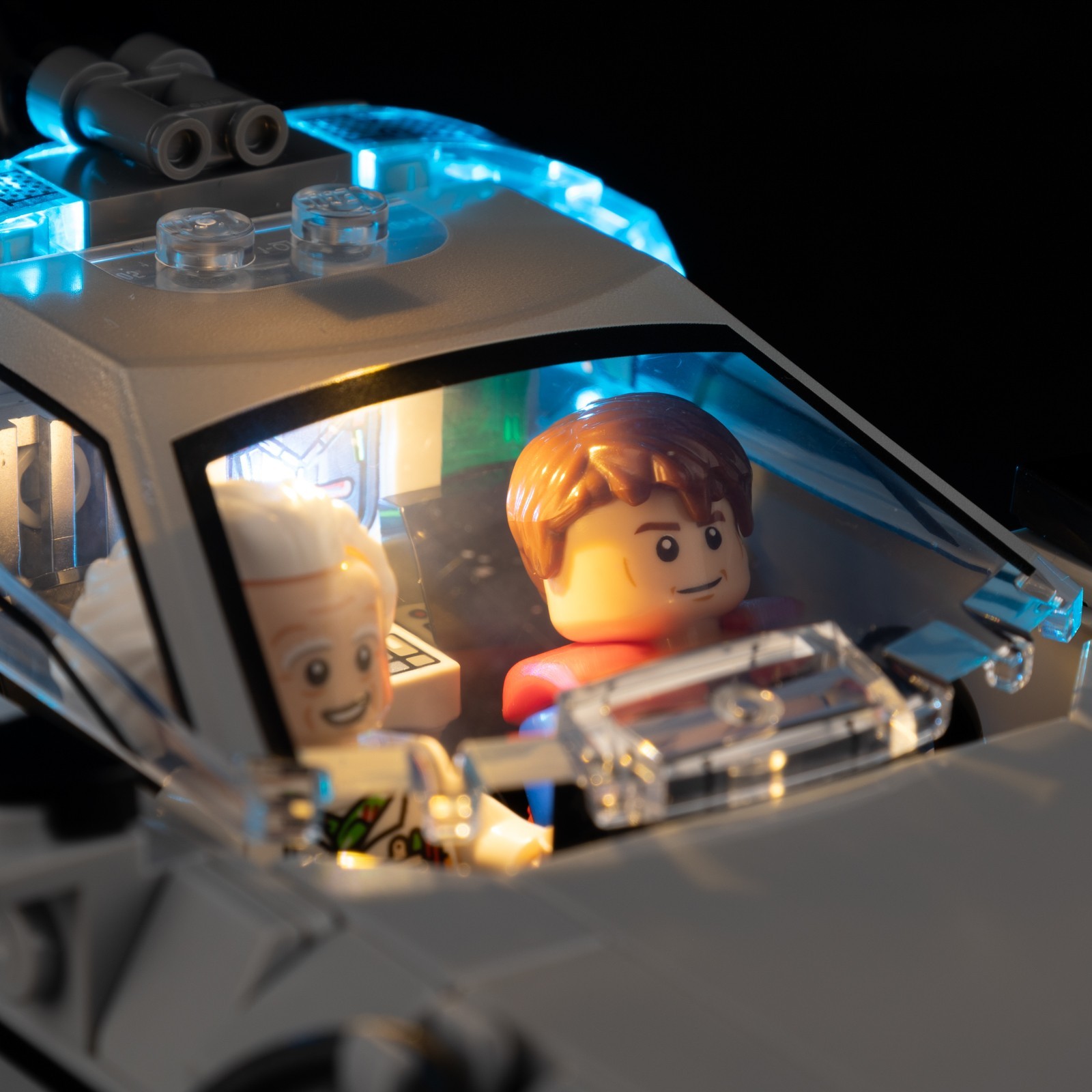 LED Light Kit for LEGO® Time Machine from Back to the Future 77256