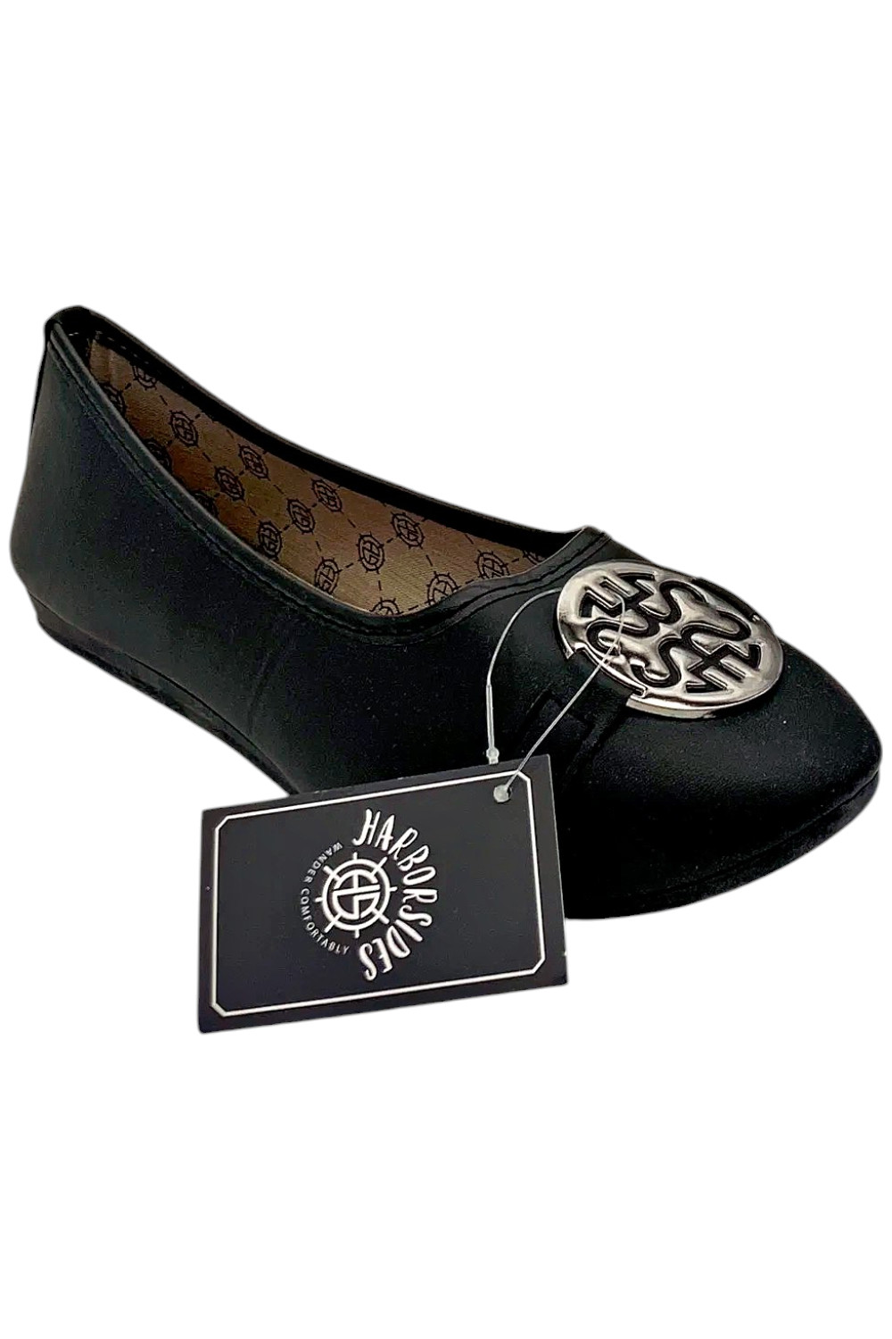 Harborsides Women's Anabel Comfort Slip-on Ballet Flats Black