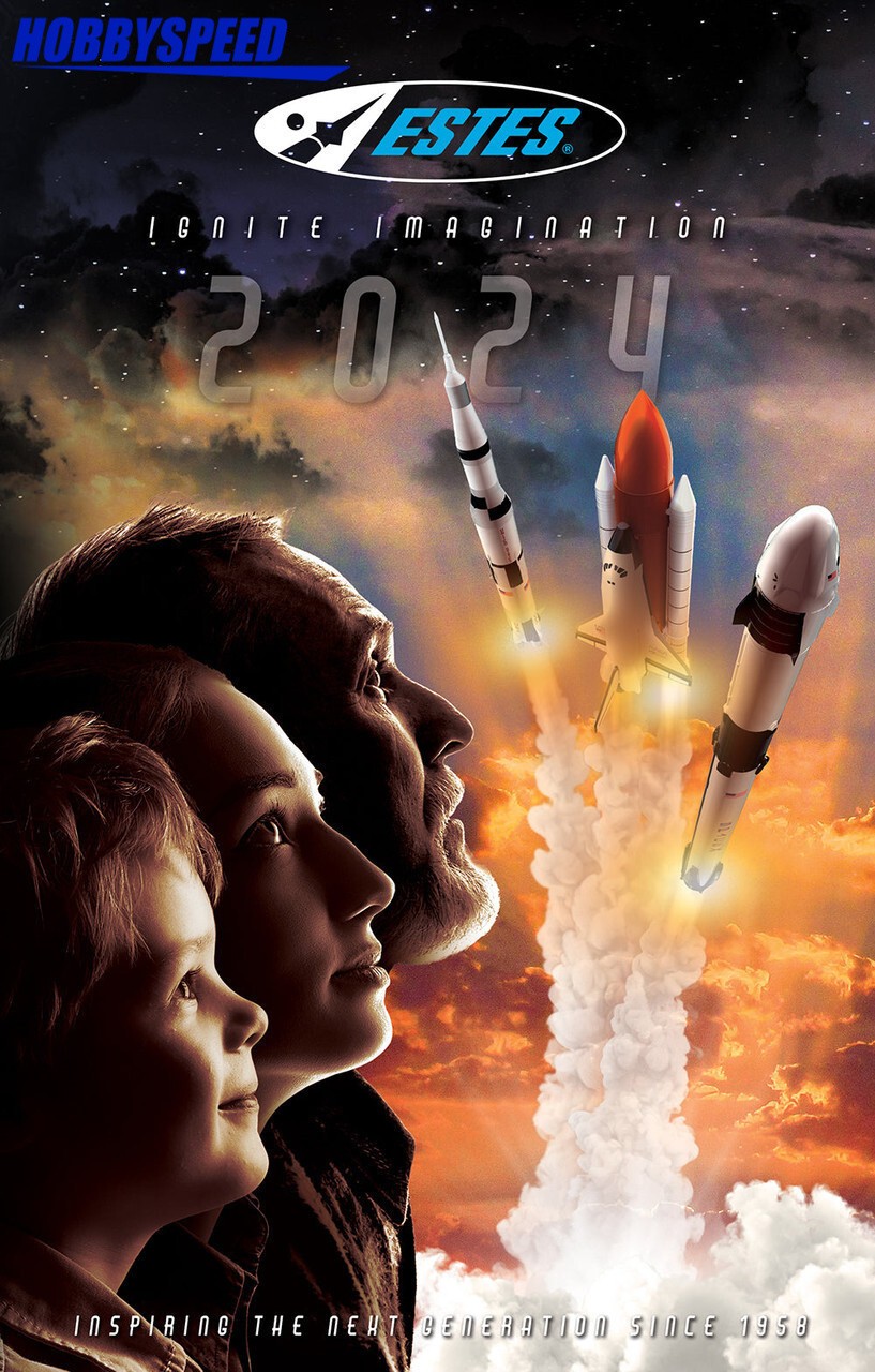 ESTES 2024 MODEL ROCKET CATALOG kits accessories rocketry nasa space EST2928