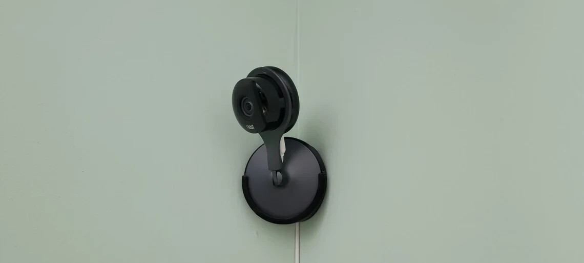 Corner Mount for Google Nest Indoor Camera Gen 1 3D Printed