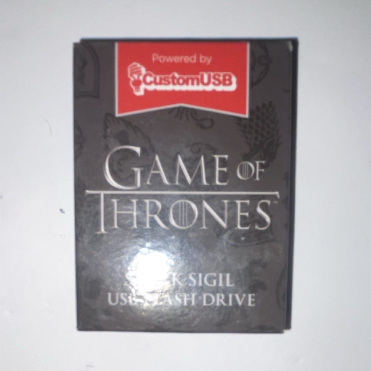 CustomUSB Game of Thrones Stark Sigil Gray USB Flash Drive