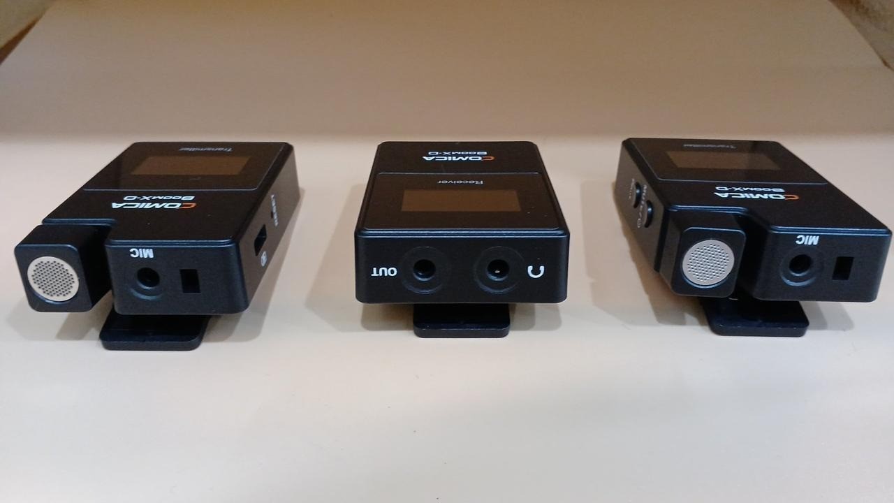 COMICA BoomX-D D2 2.4G Digital Wireless Microphone System 2 Transmitter w/Box