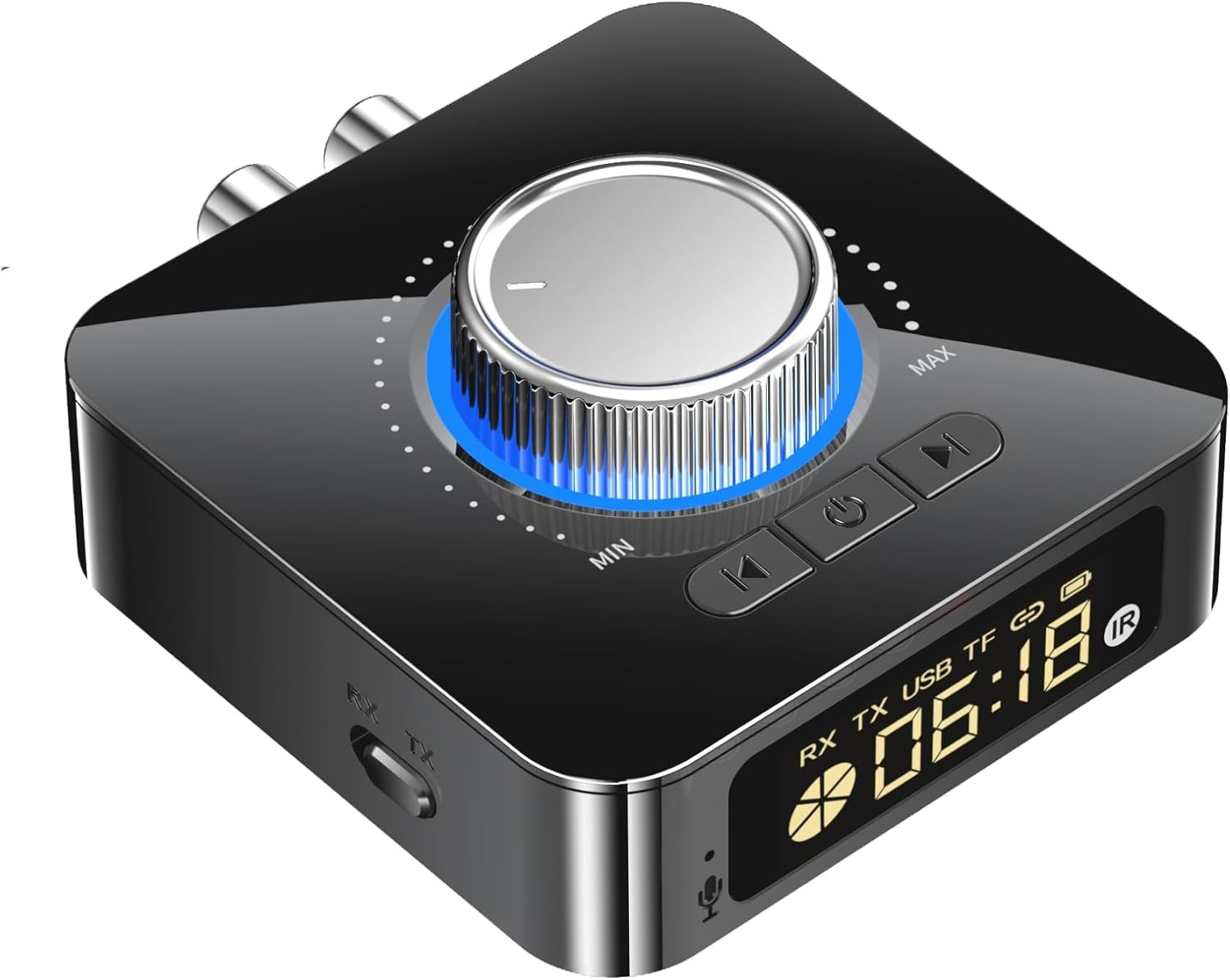 Bluetooth 5.0 Audio Adapter Receiver Transmitter for Home Stereo TV AUX RCA USB