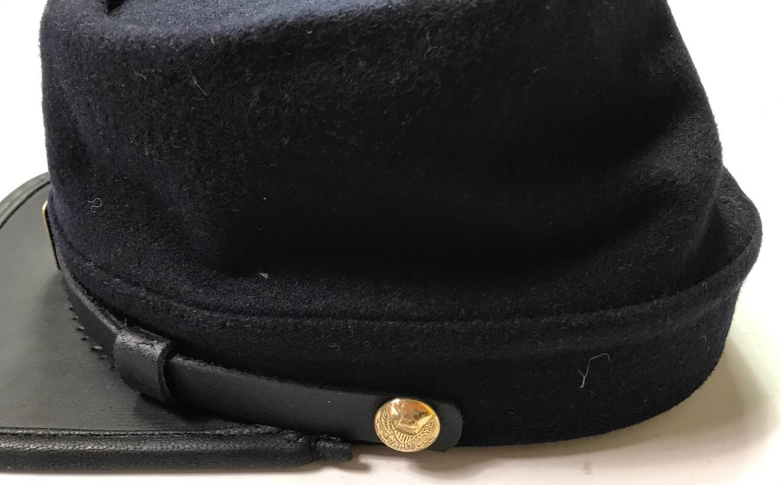 CIVIL WAR US UNION INFANTRY NAVY BLUE WOOL KEPI FORAGE CAP HAT-MEDIUM