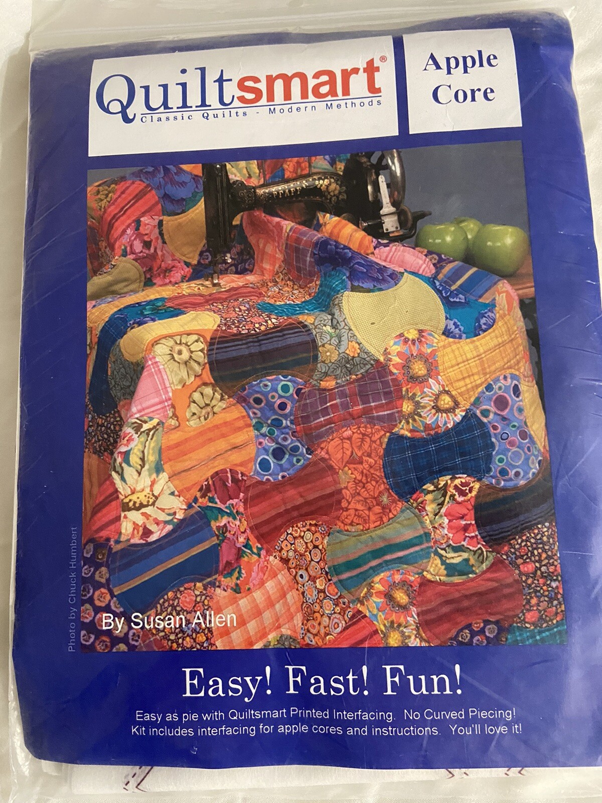 Quiltsmart Apple Core Quilting Interfacing Pattern by Susan Allen Apple Cores