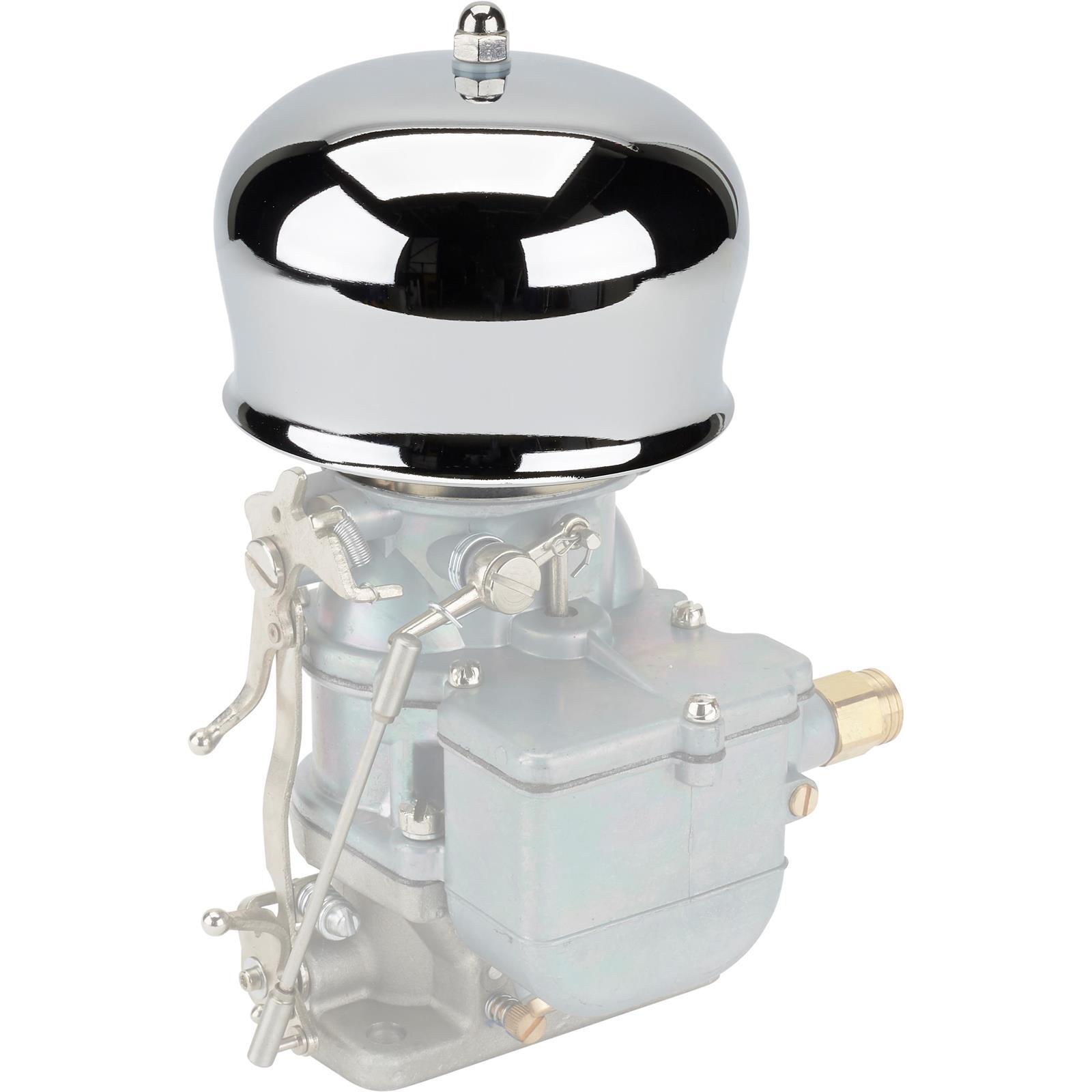 Speedway Motors Steel Tru-Helmet Air Cleaner Kit for Stromberg 97 Holley 94