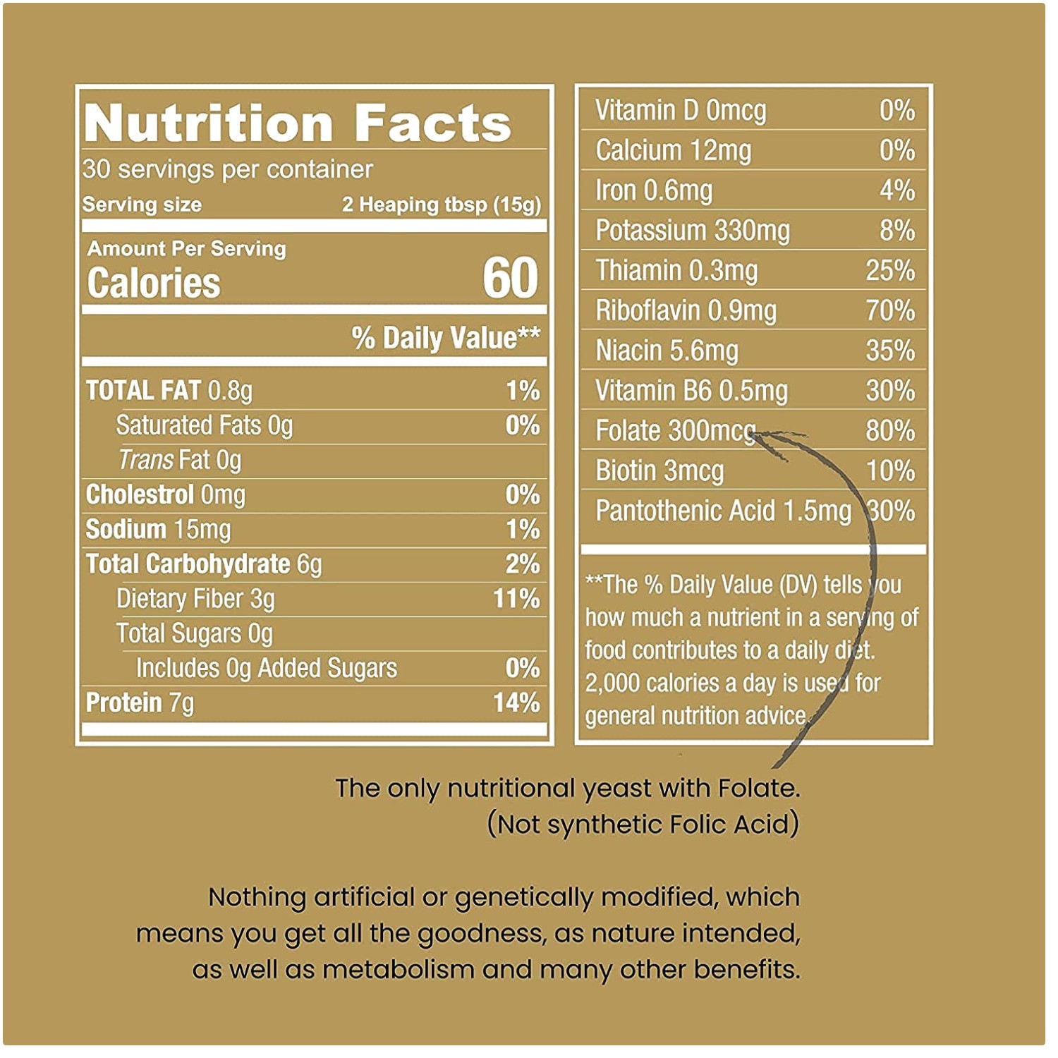 Nutritional Yeast 3 lb -  Superfood