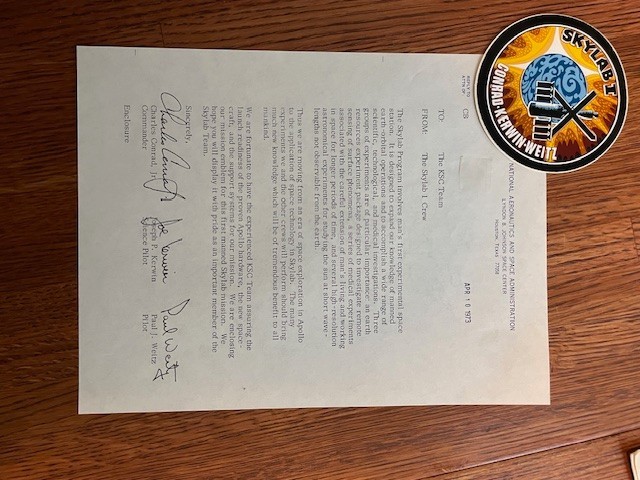 apollo and space lab program documents and collectables