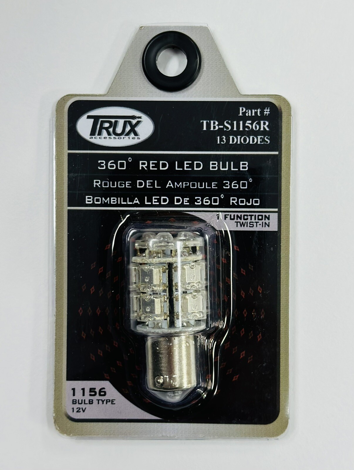 Trux TB-S1156R  Red W/ 13 Diodes 1156 Bulb For Set Of 2
