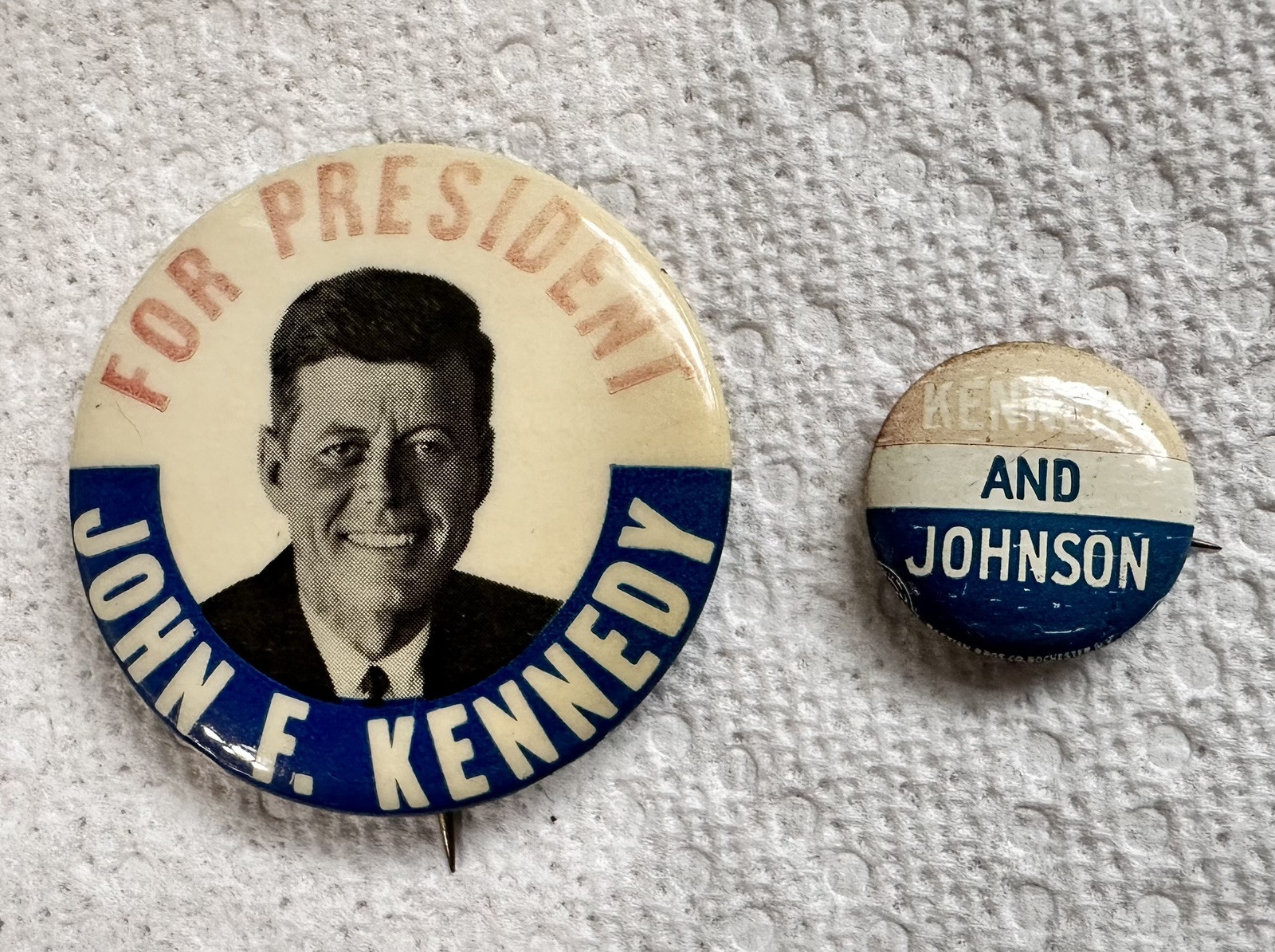 JFK Campaign Pins 1960 Lot 2
