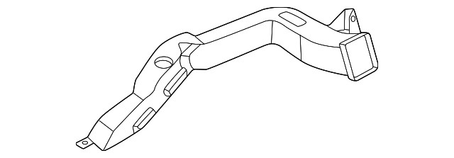 Genuine Nissan Instrument Panel Air Duct 27871-7KA0A