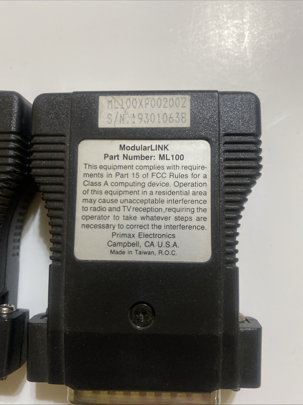 2 Primax Modular Link ML100 ML 100 Computer Interface