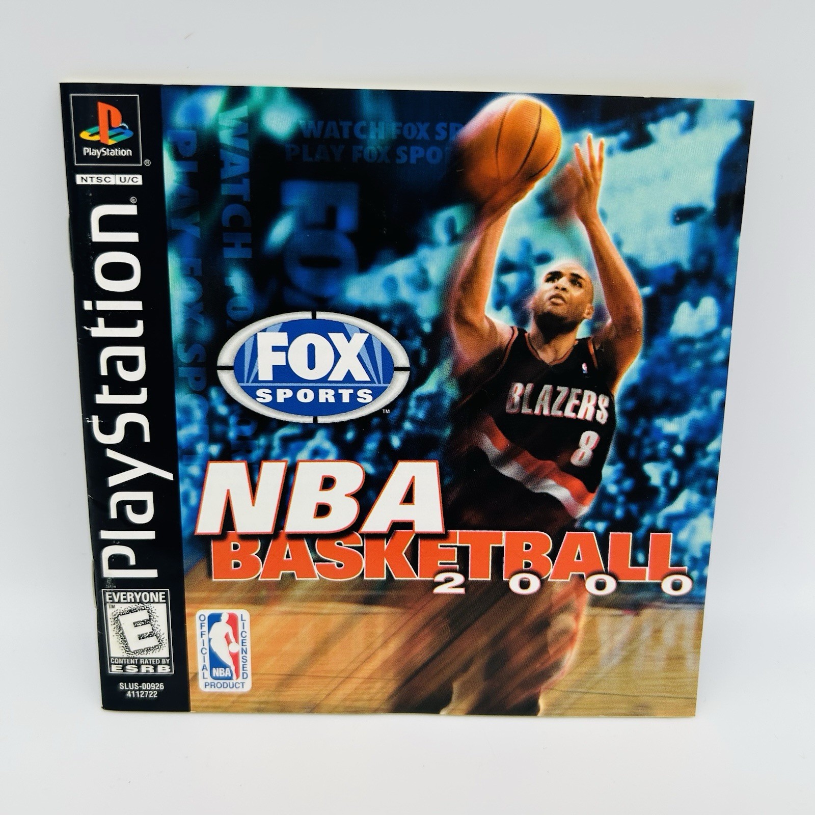 NBA Basketball 2000 (Sony Playstation 1, 1999) PS1 *Manual Only*
