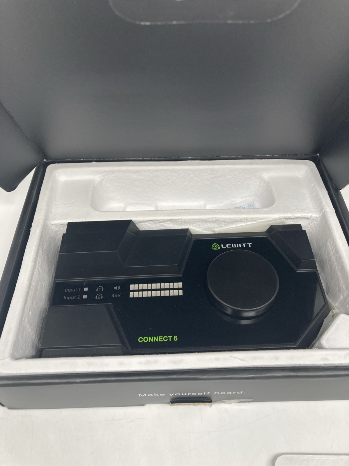 Lewitt Connect 6 DSP-Powered USB-C Audio Interface 6x6 for Desktop & Mobile