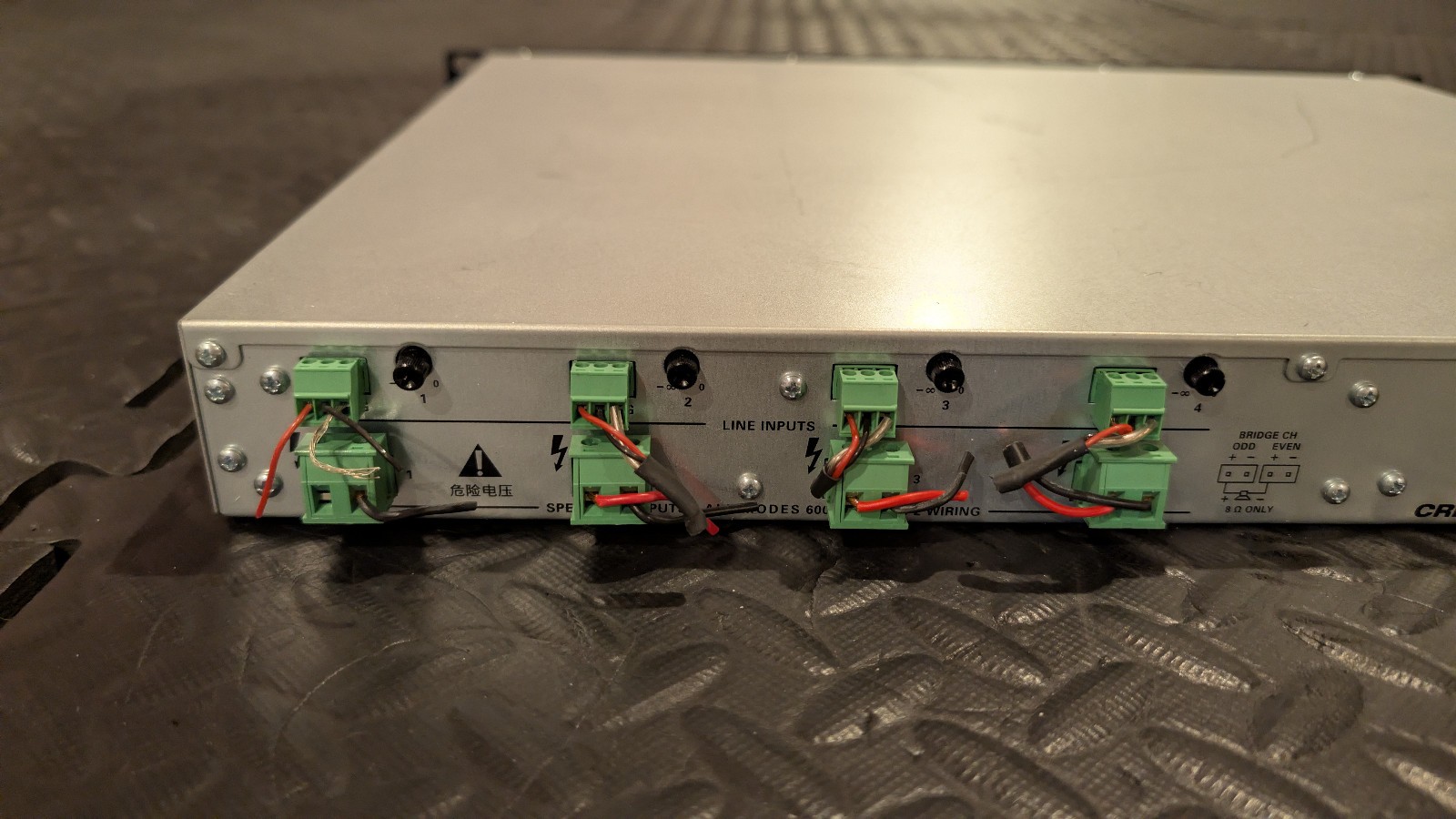 CRESTRON AMP-4600 4-Channel Rack Mount Power Amplifier