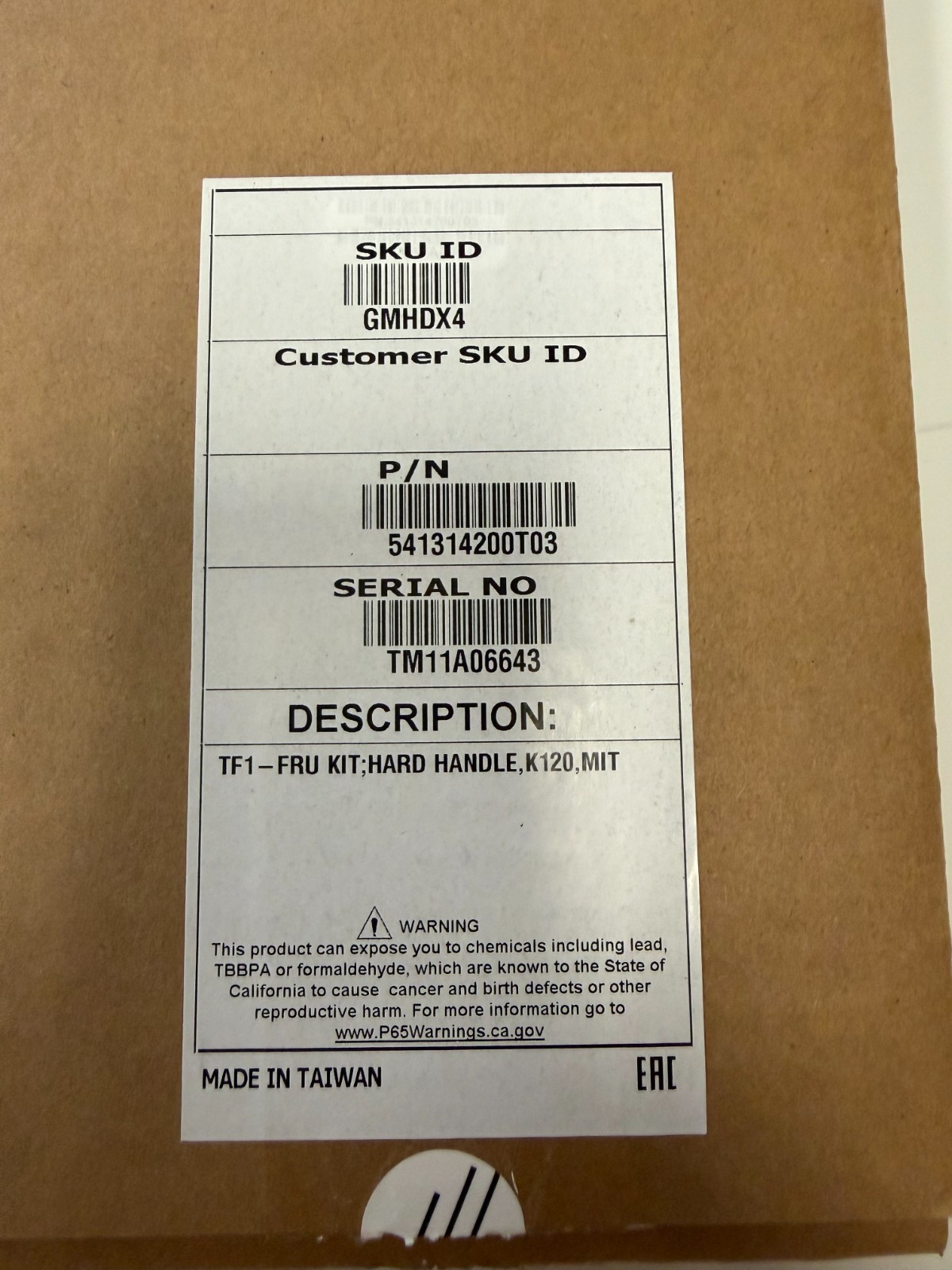 Getac K120 Tablet Hard Handle | Part # GMHDX4 -OPEN BOX